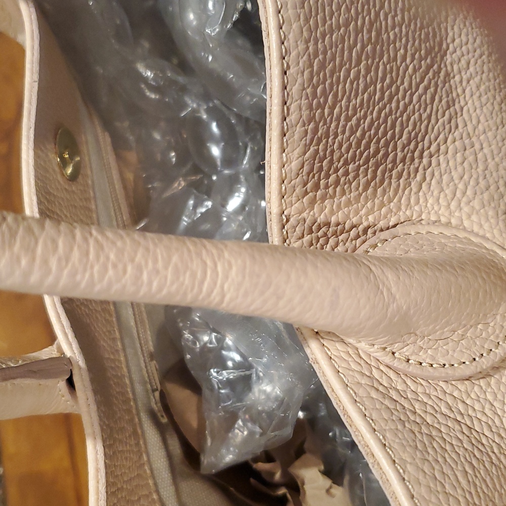 Mark & Graham Pale Blush Leather Tote - Picture 8 of 14